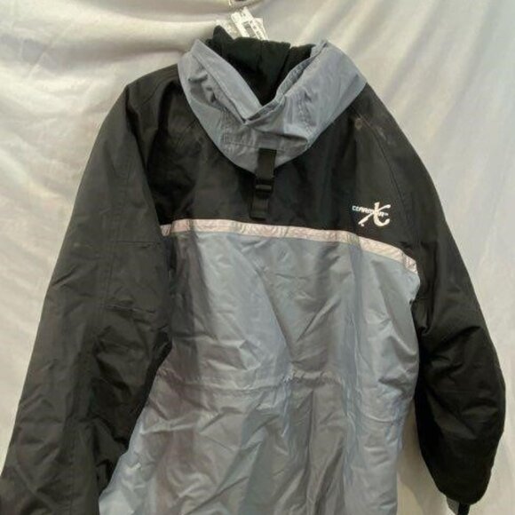 CLAM Icearmor Men's Black/Gray Fishing Puffer Jacket - Sz XXL - Picture 2 of 3